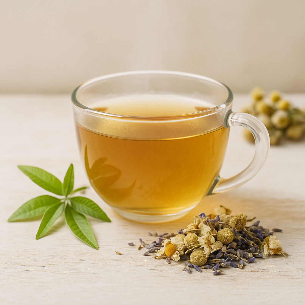 tisane verveine, camomille & lavande